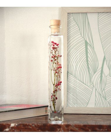 Flacon de fleurs immergées