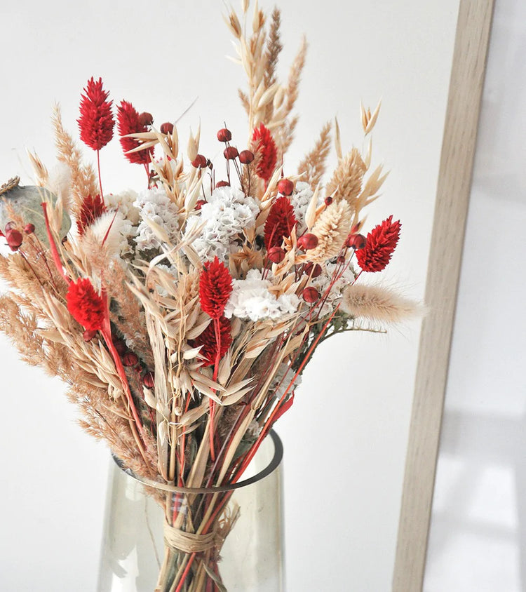 Bouquets of dried flowers