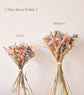 Tangerine - Bouquet of dried flowers