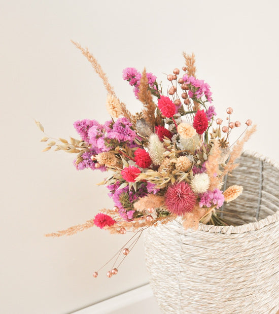 Raspberry - Bouquet of dried flowers