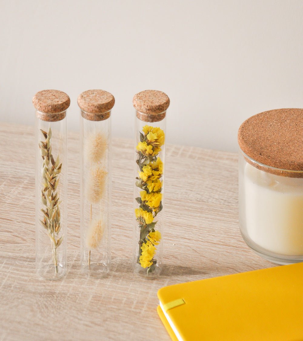 Tubes of dried flowers - Mini